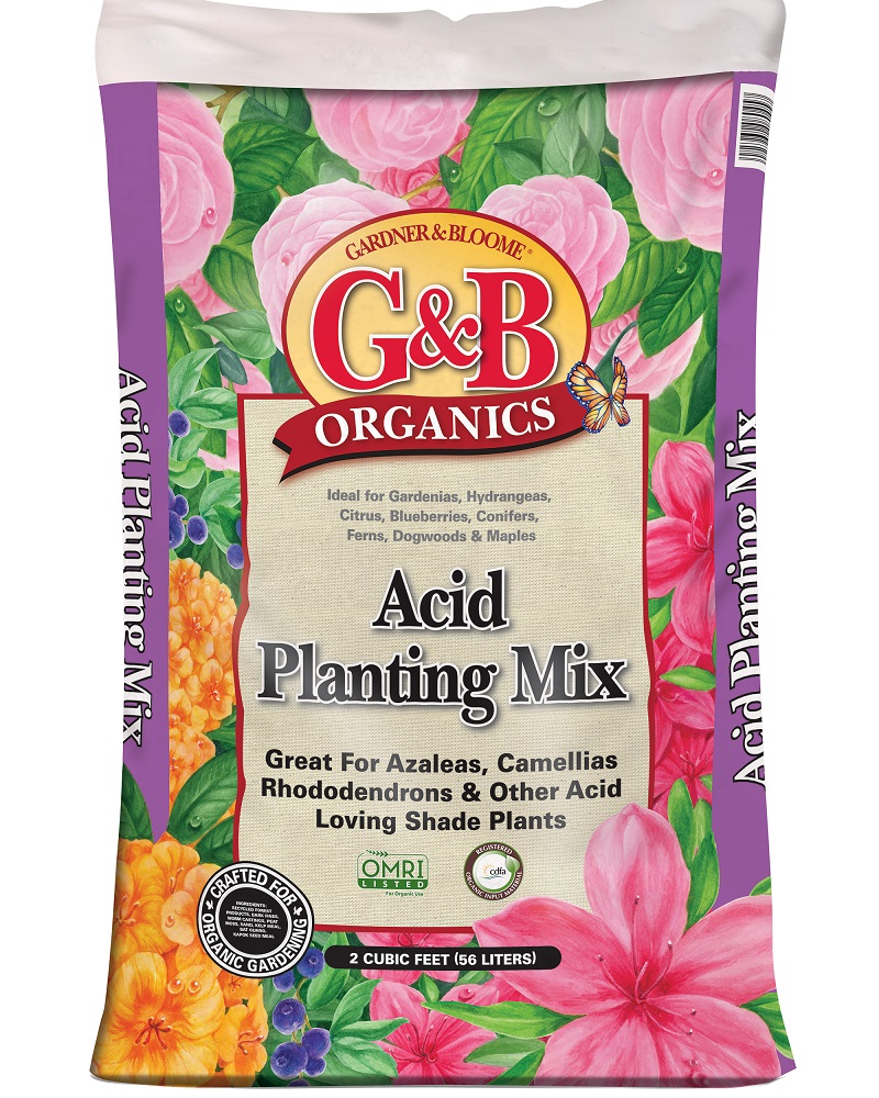 G&B Organics Acid Planting Mix  2 cf. bag