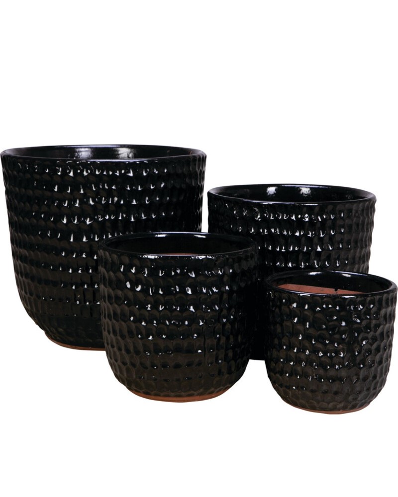 Keskin Egg Planter Black 10"
