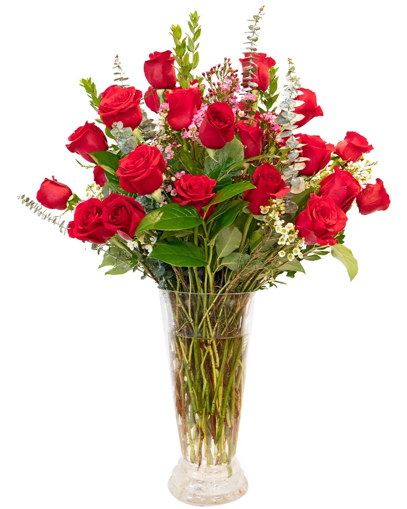 Truly Madly Deeply 3 Dozen Roses Floral Arrangement from $300-$380