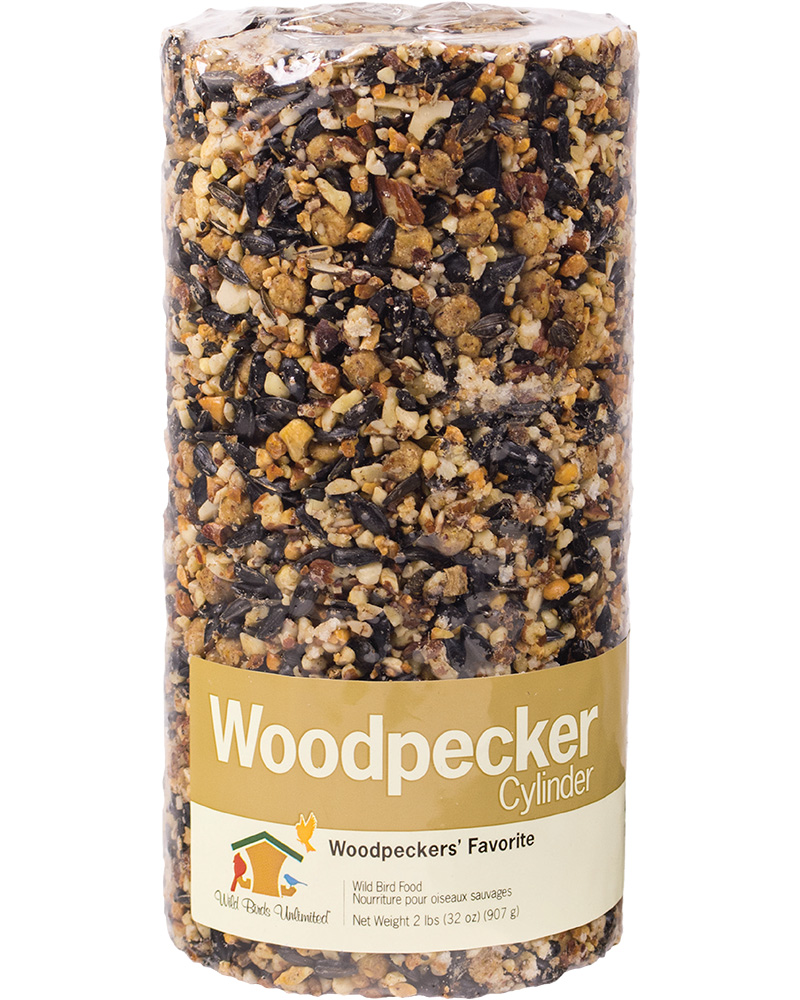 Woodpecker Bird Seed Cylinder Small