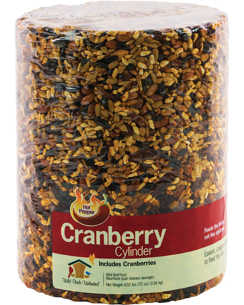 Hot Pepper Cranberry Bird Seed Cylinder Large