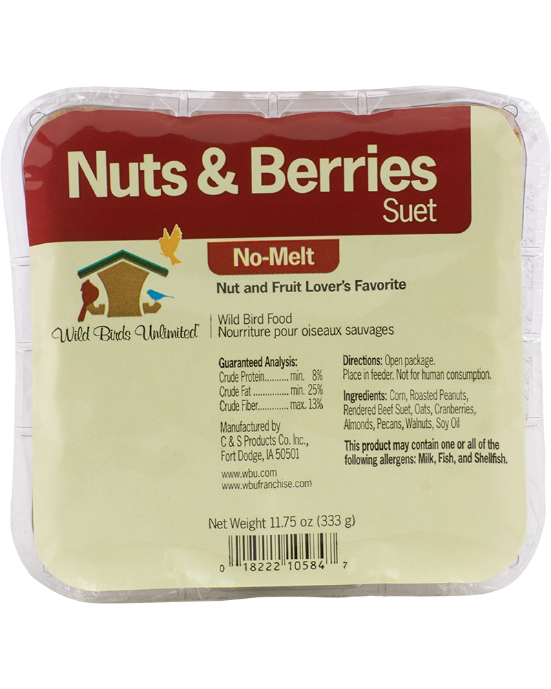 Suet Cylinder No Melt Nuts & Berries