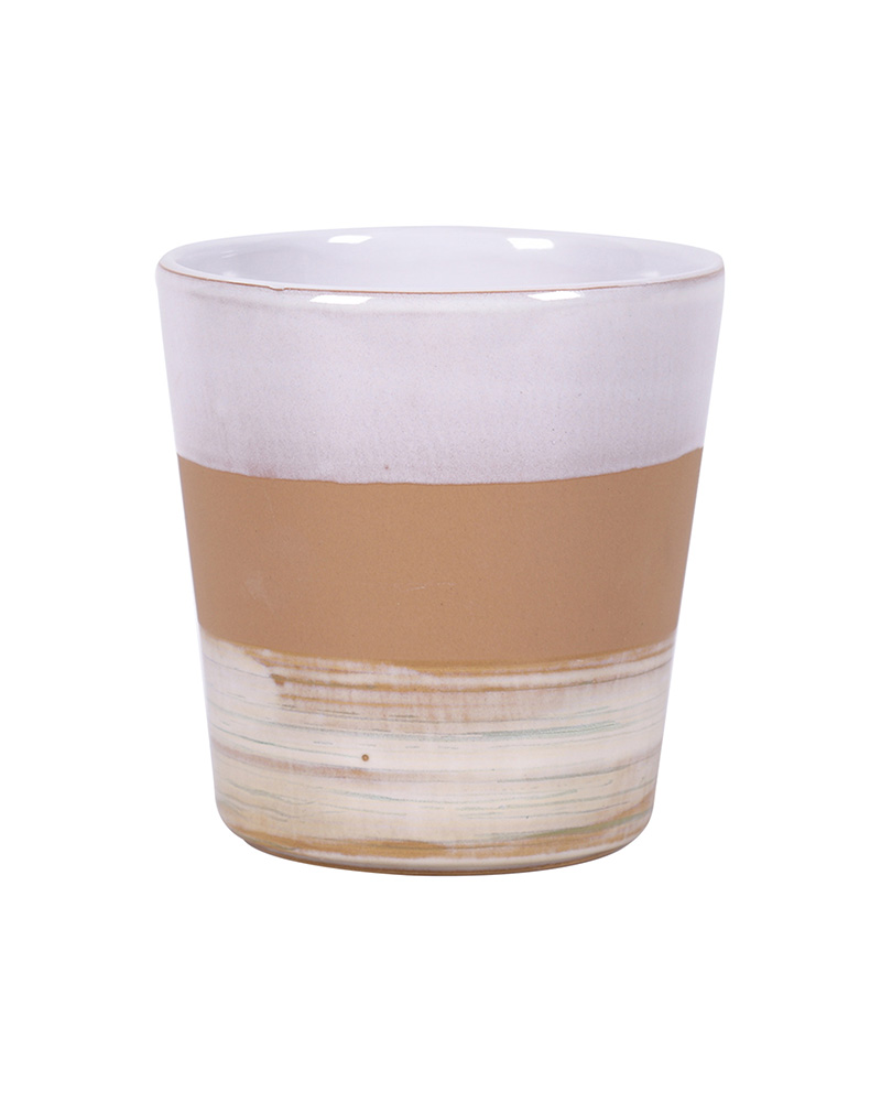 Stripe Rings Pot 5"