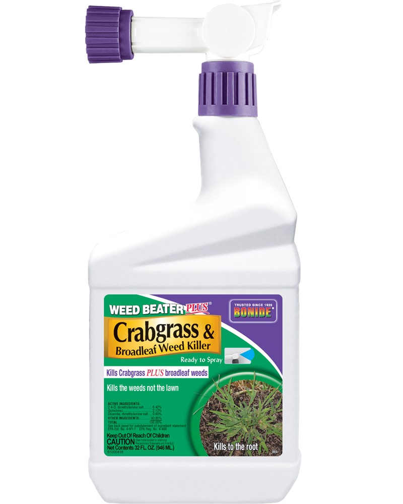 Bonide Weed Beater Plus Crabgrass & Broadleaf Weed Killer Ready-To-Spray, 32