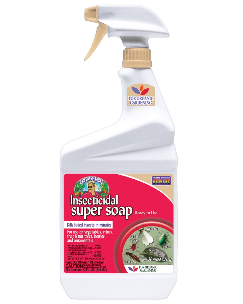 Organic Bonide Insecticidal SUPER Soap Ready-To-Use, 32 oz