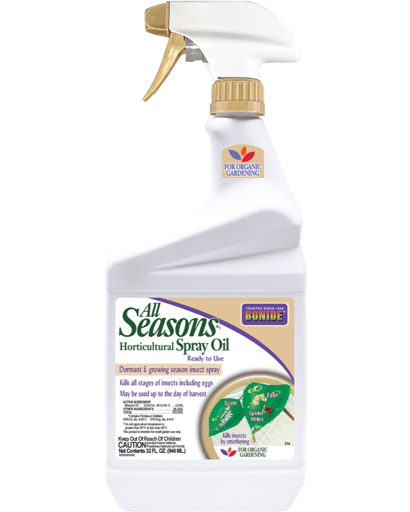 Organic Bonide All Seasons Horticultural Oil Ready-To-Use, 32 oz