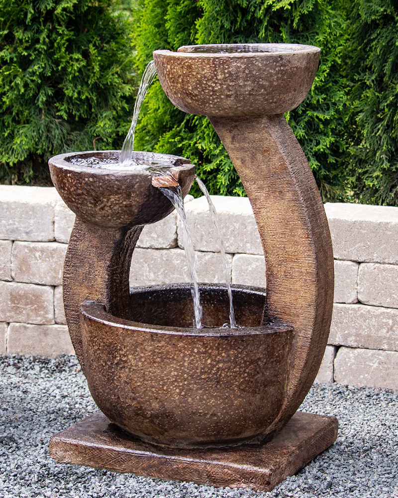 Zen Two Bowl Fountain