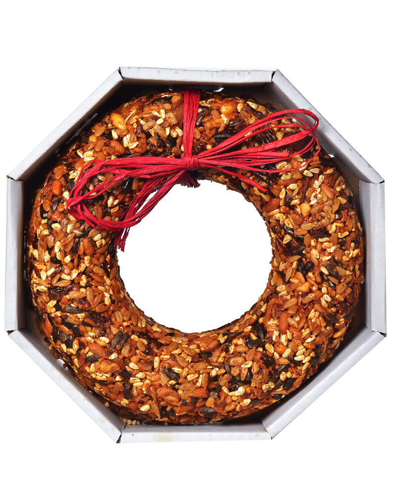 Seed Wreath Hot Cranberry