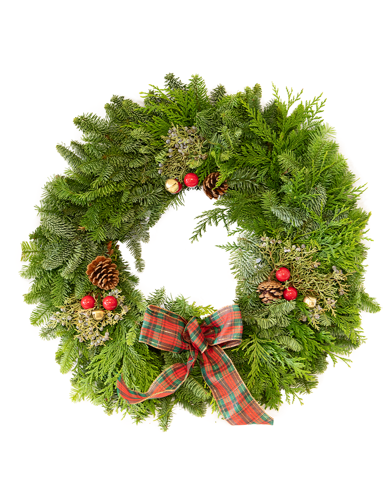 Jingle Bell Wreath 12"X22"