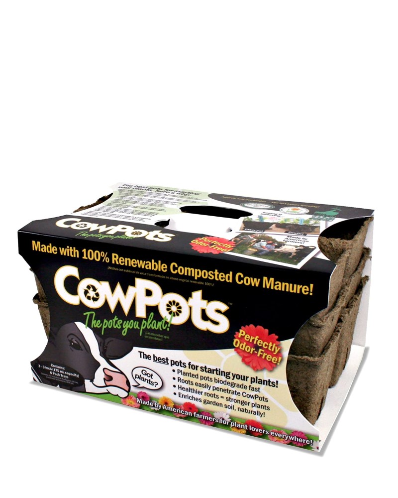 Cowpots 3" 6 cell 3 pack