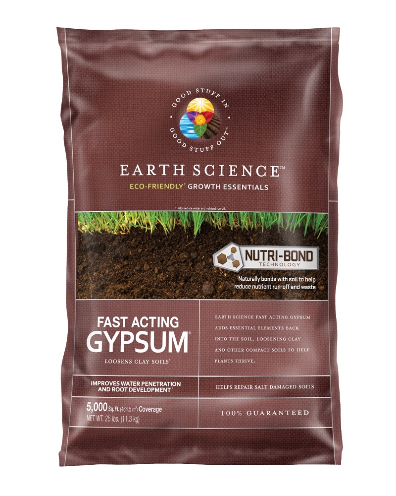 Earth Science Fast Acting Gypsum 25lb