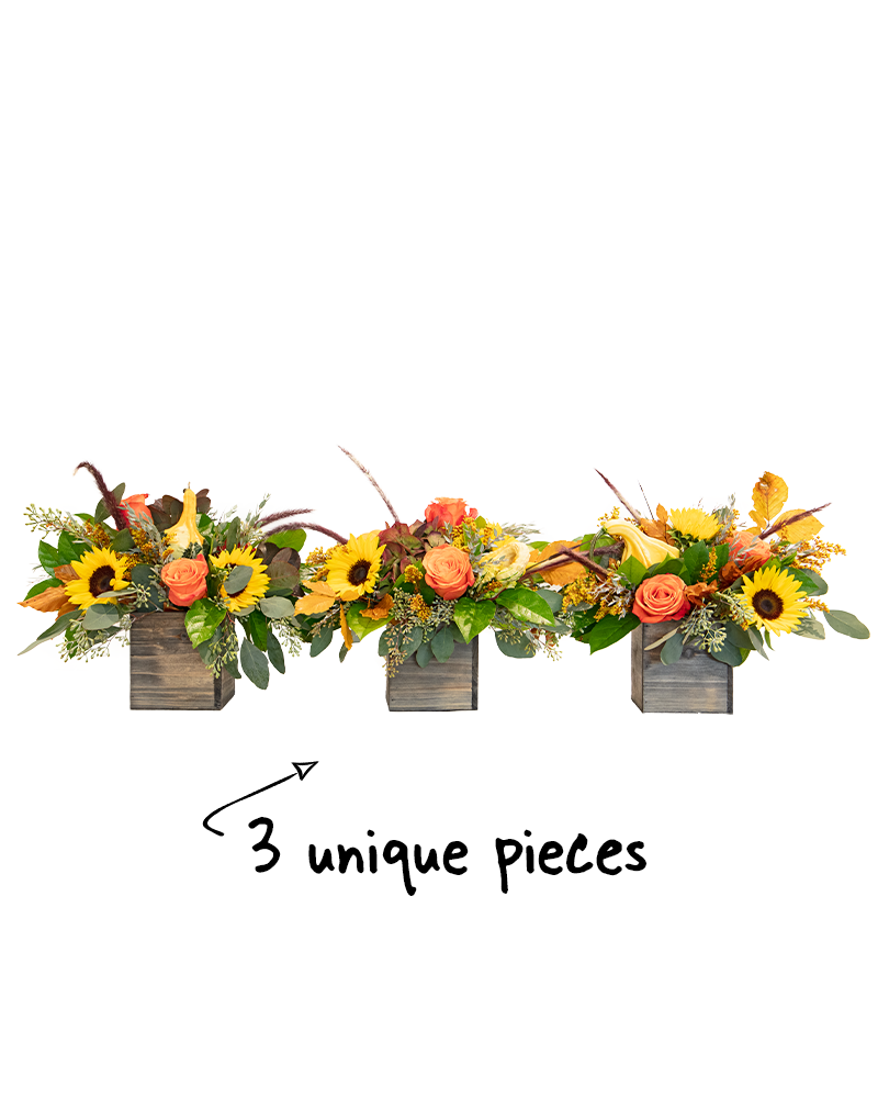 Glorious Gathering Centerpiece Trio from $200-$280