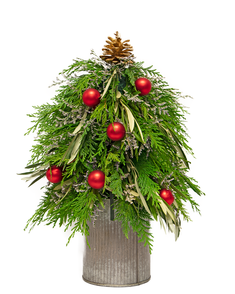 O Christmas Tree Floral Arrangement from $50-$85