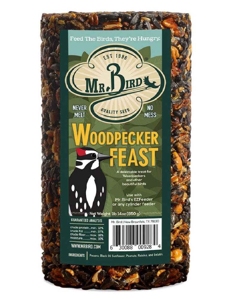 Woodpecker Feast Bird Seed Cylinder Small