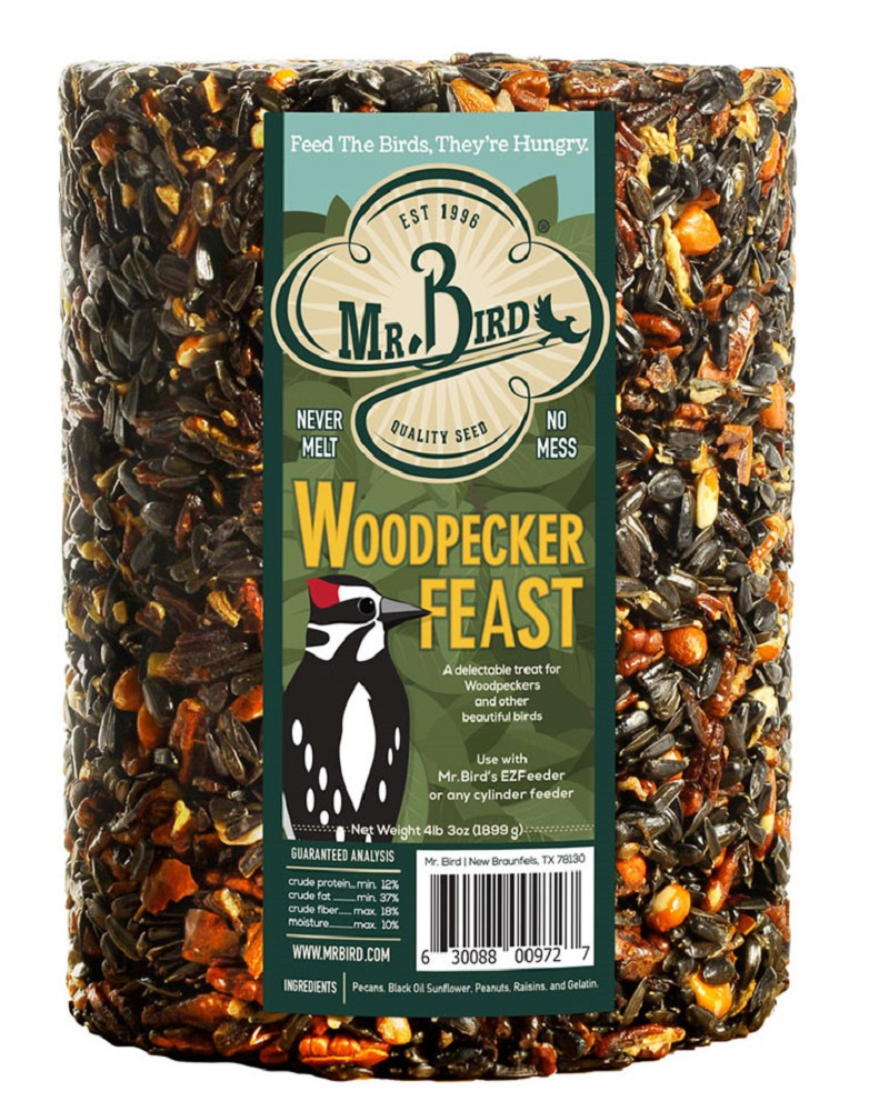 Woodpecker Feast Bird Seed Cylinder Large