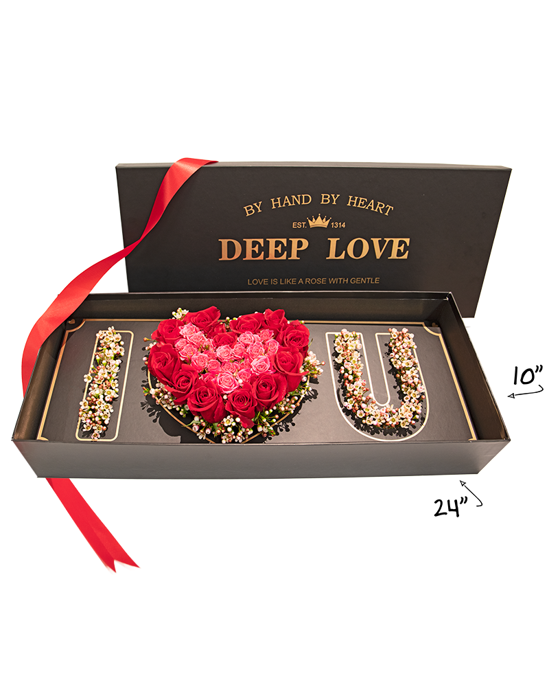 Deep Love Floral Arrangement from $150-$220