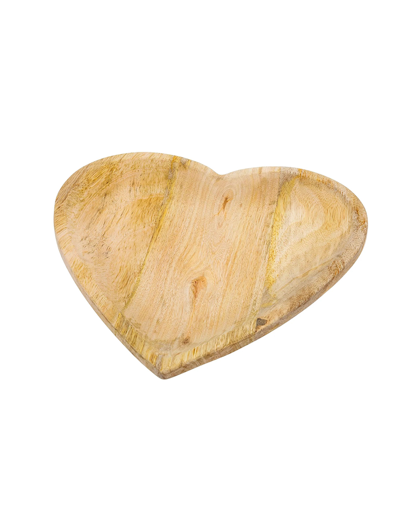 Mango Wood Heart Tray