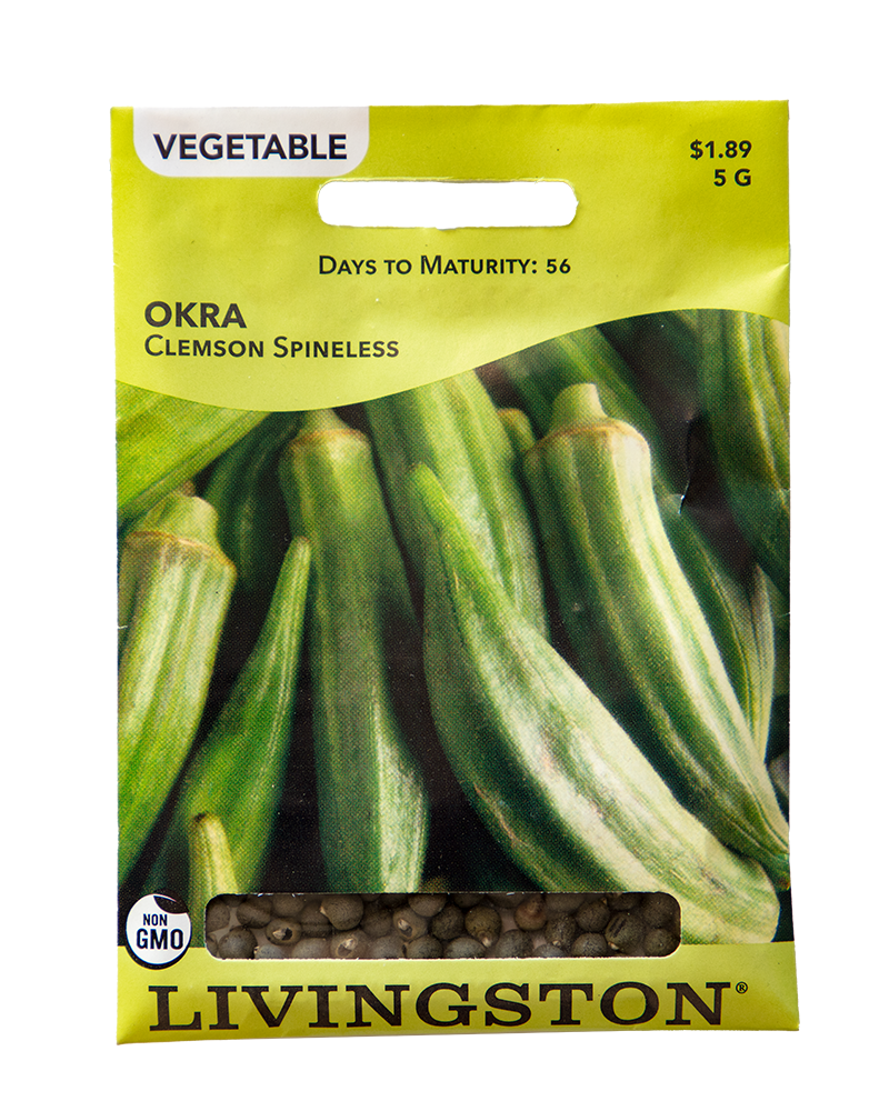 Departments Okra Clemson Spineless Seeds