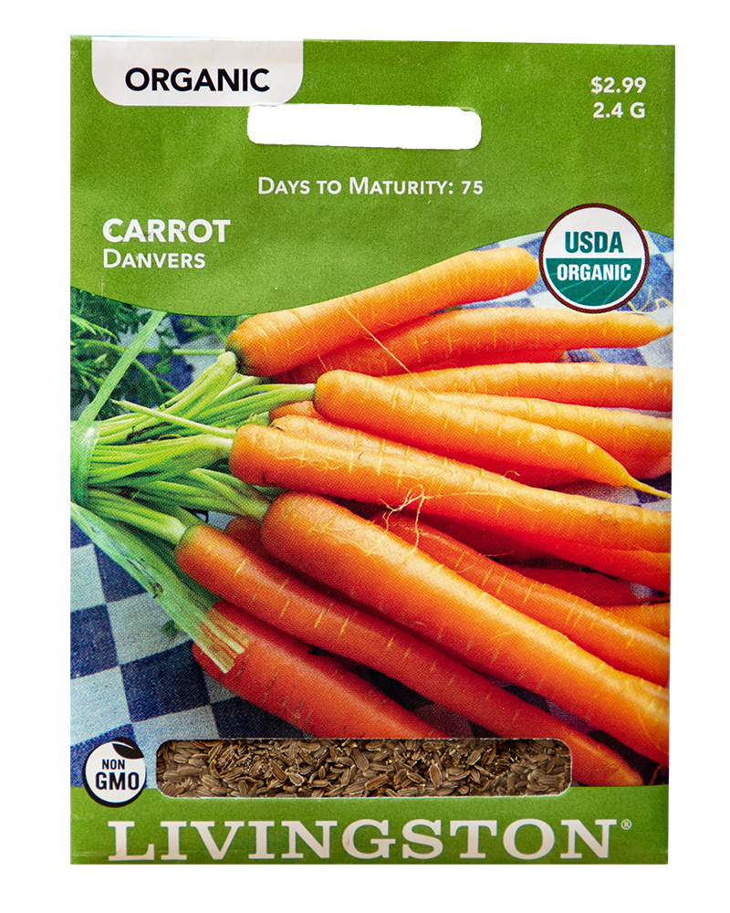 Carrot Danvers Organic Seeds