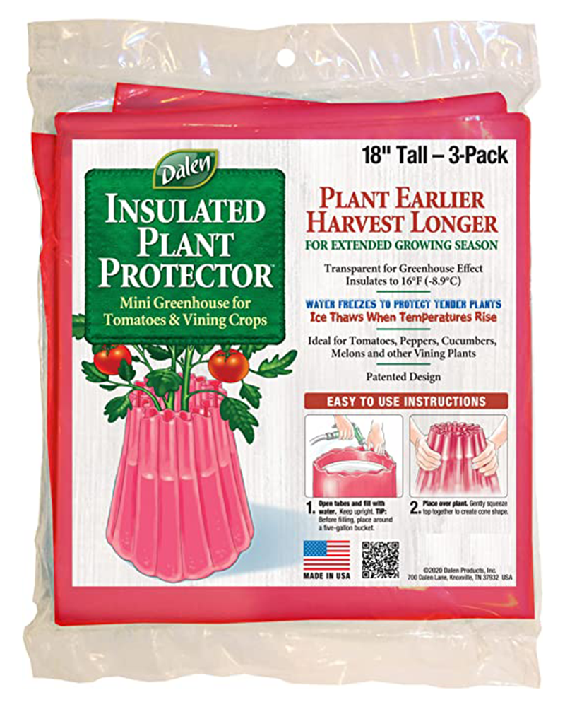 Dalen Insulated Plant Protector 3 Pack Red