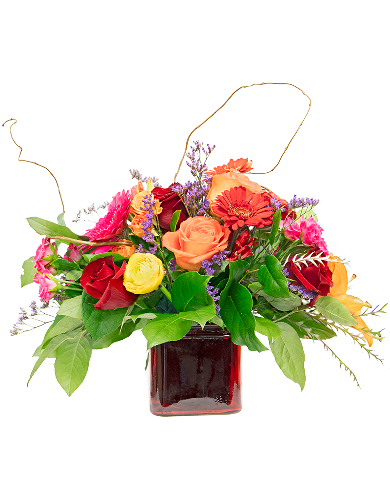 Crimson Glory Floral Arrangement from $100-$155