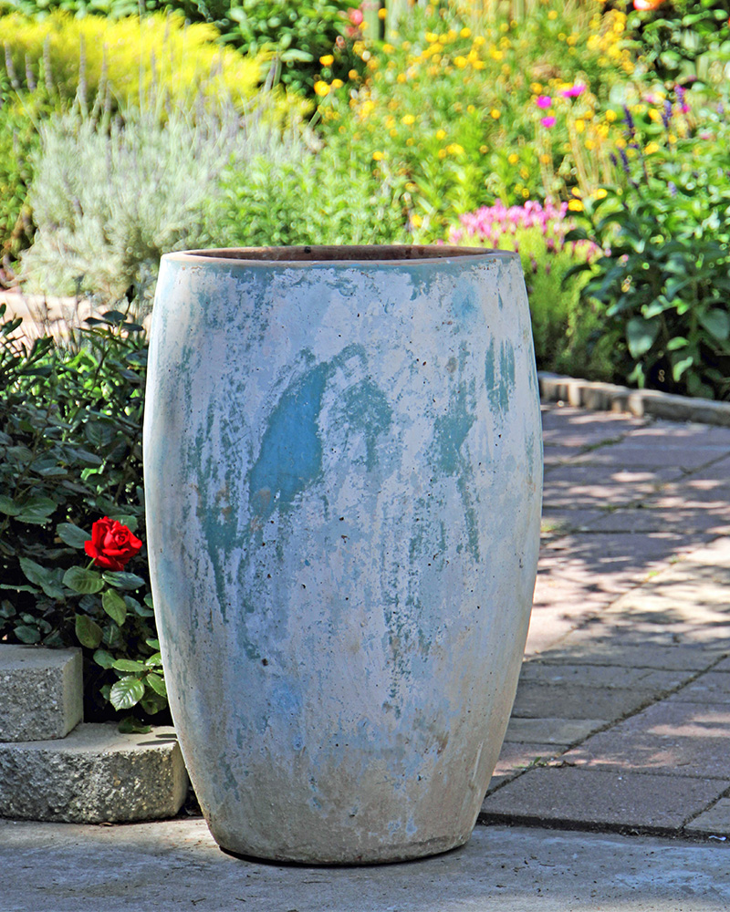 Olive Jar Atlantis Sky 19"