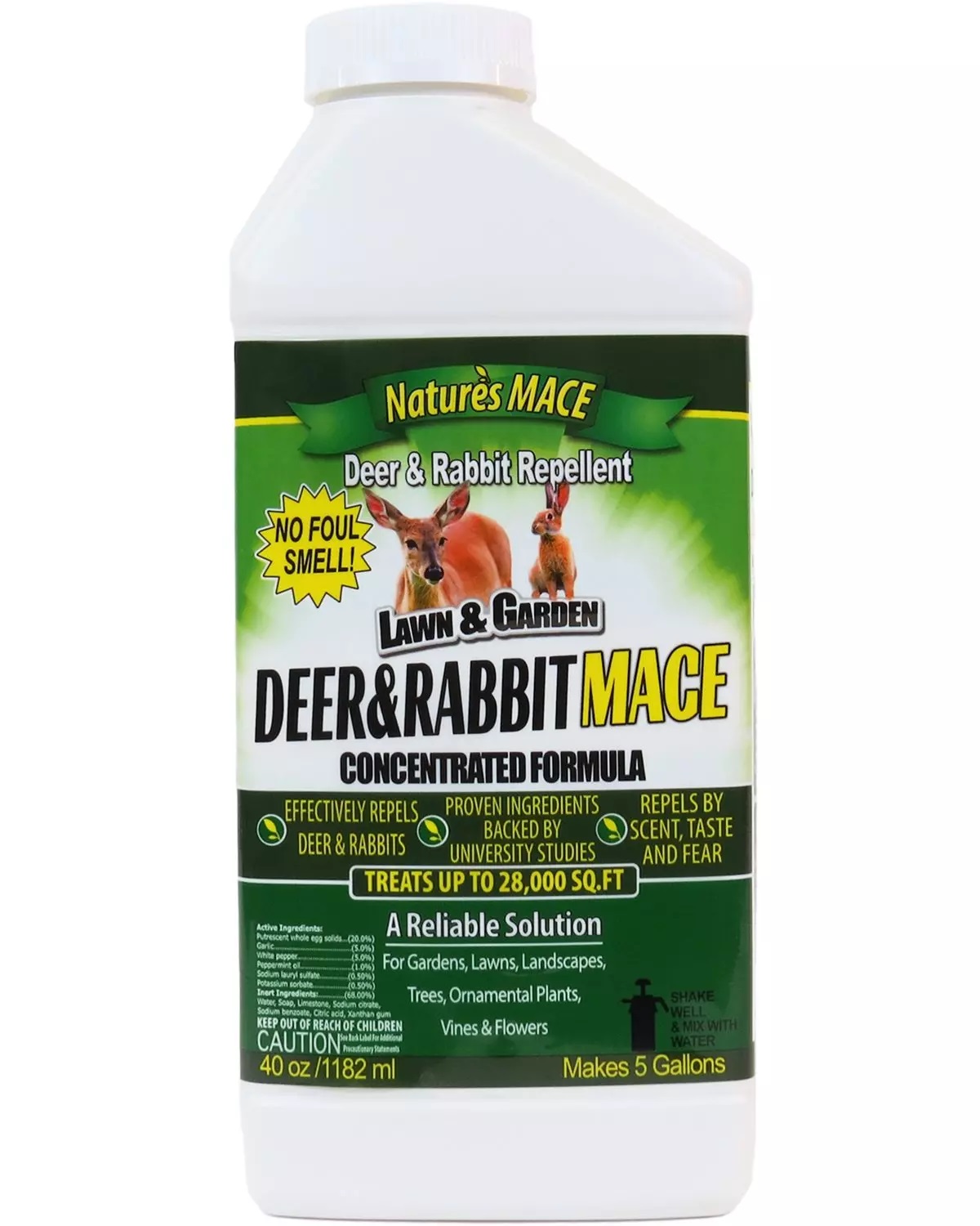 Nature's Mace Deer & Rabbit Repellant Concentrate 40oz
