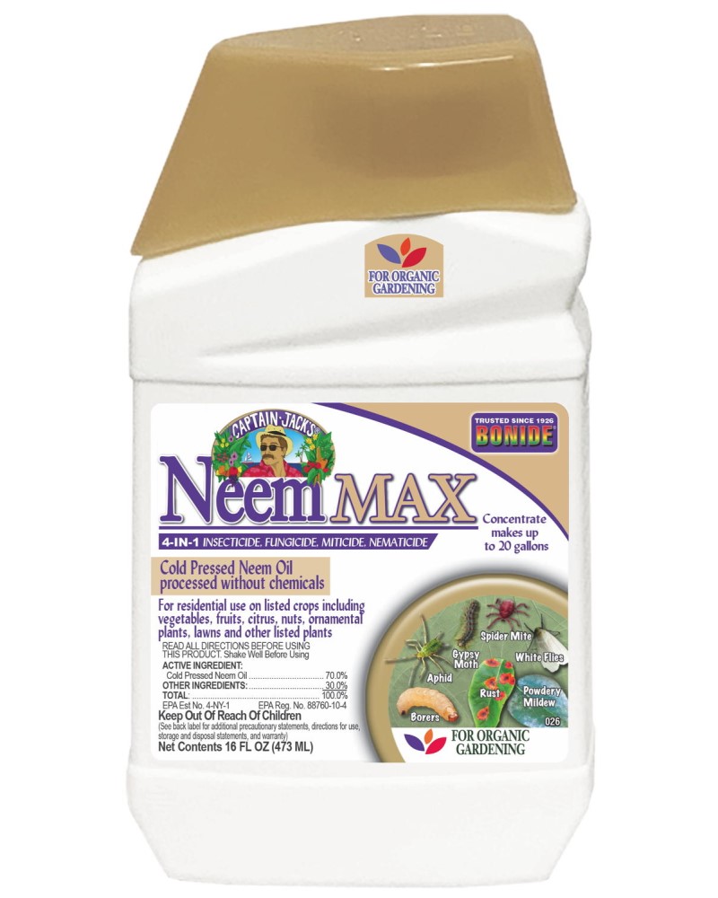 Organic Bonide Captain Jack's Neem Max Concentrate 16oz