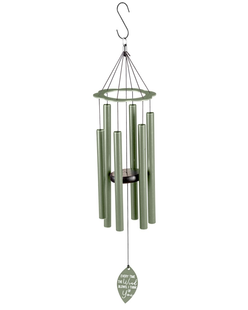 Every Time the Wind Blows I Think of You Windchime 30"