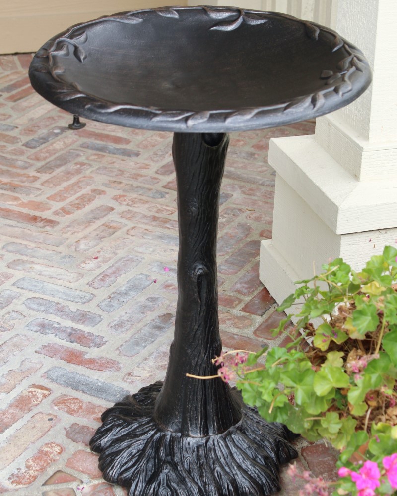 Classic Tree Bird Bath Bronze