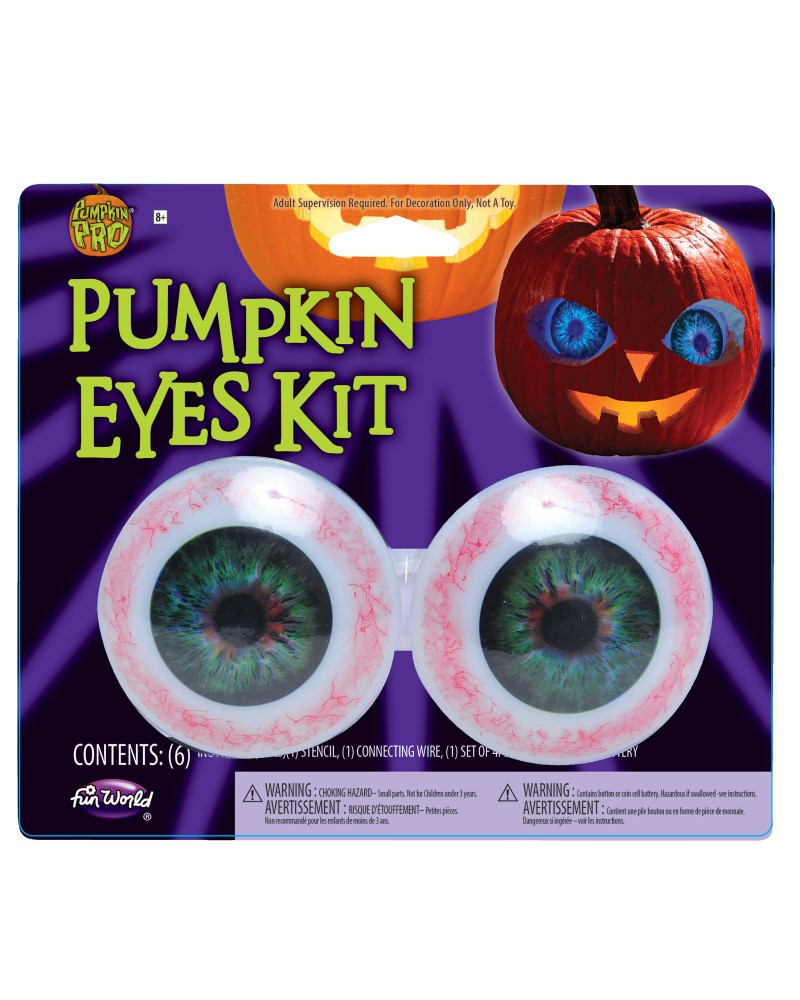 Pumpkin Eyes Blue