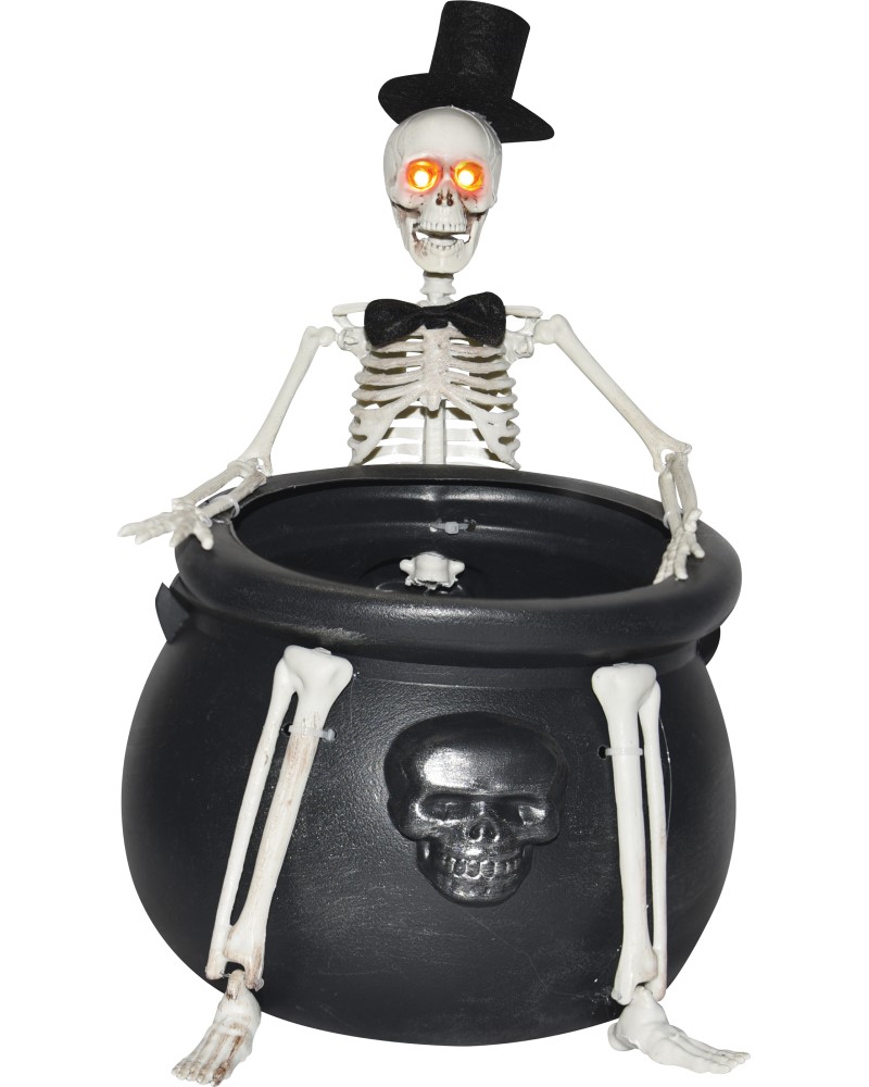 Skeleton in a Cauldron 10"