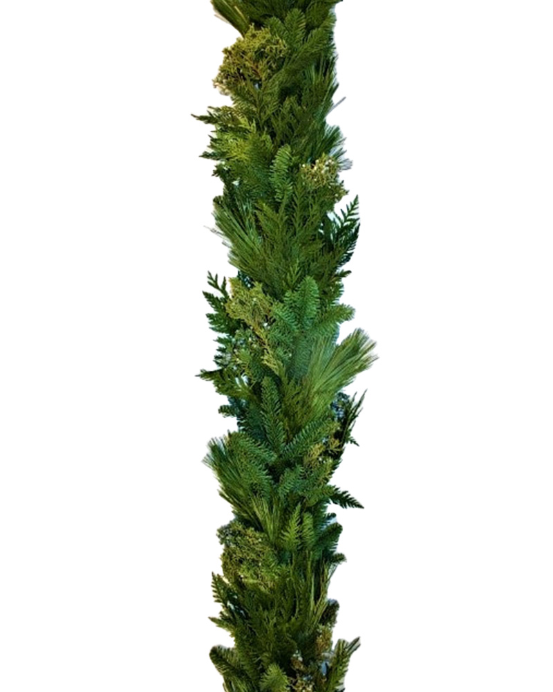 Garland by the foot - Noble Fir & Incense Cedar