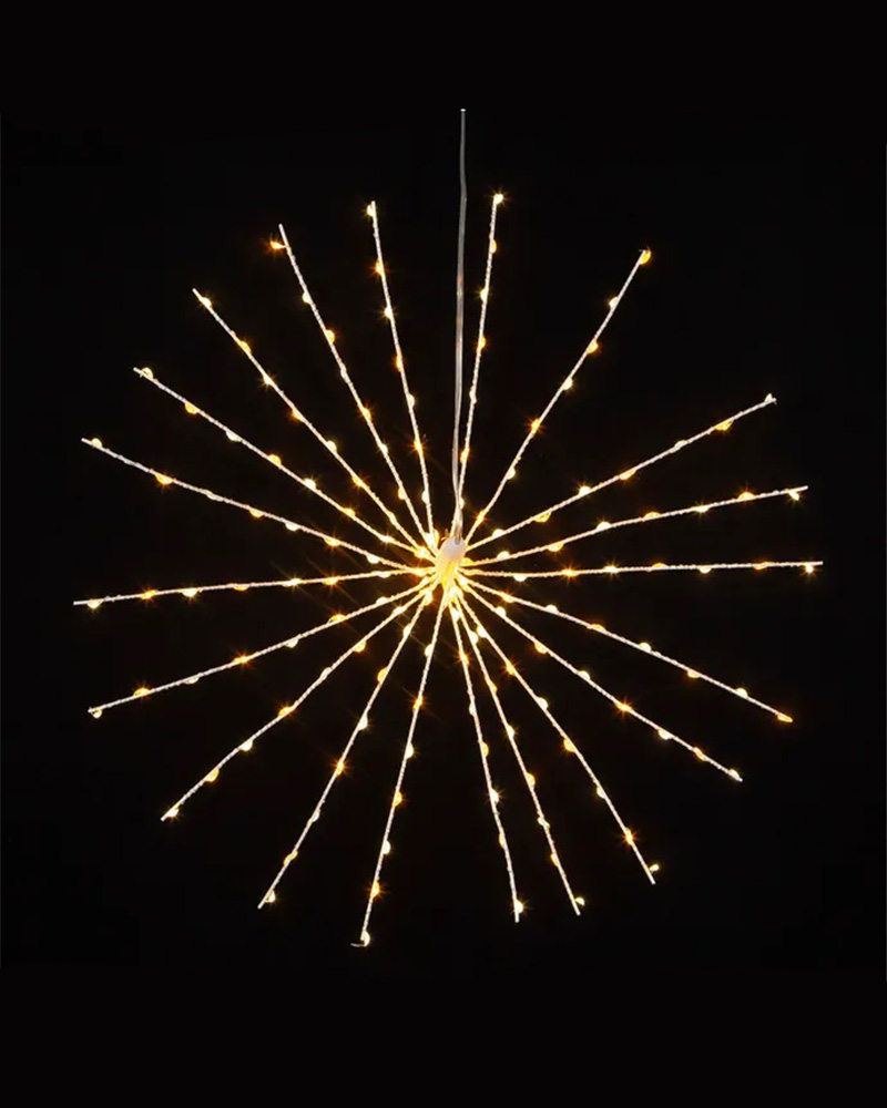 15.74" Lighted Starburst White