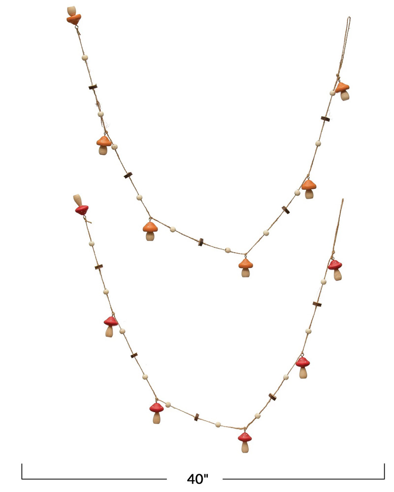Mushroom Garland 40"