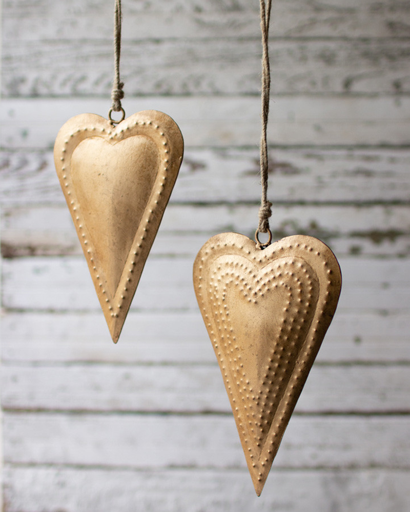 Brass Metal Heart