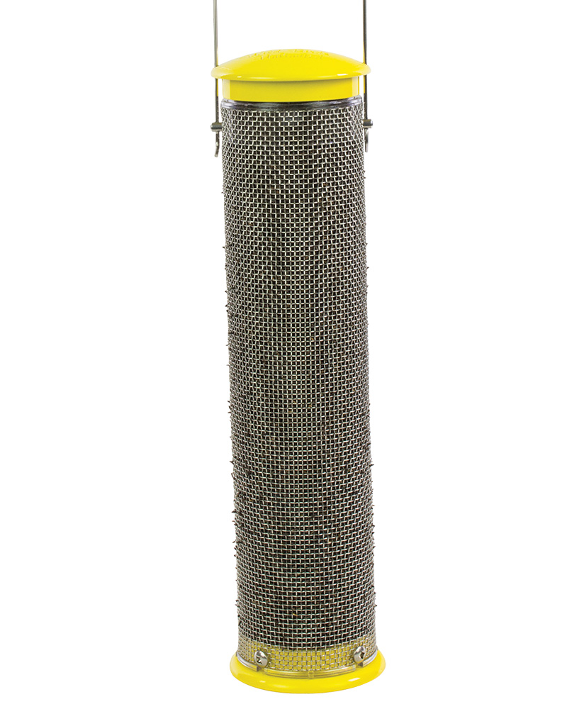 Finch Tube Feeder With Quick-Clean Mesh Medium