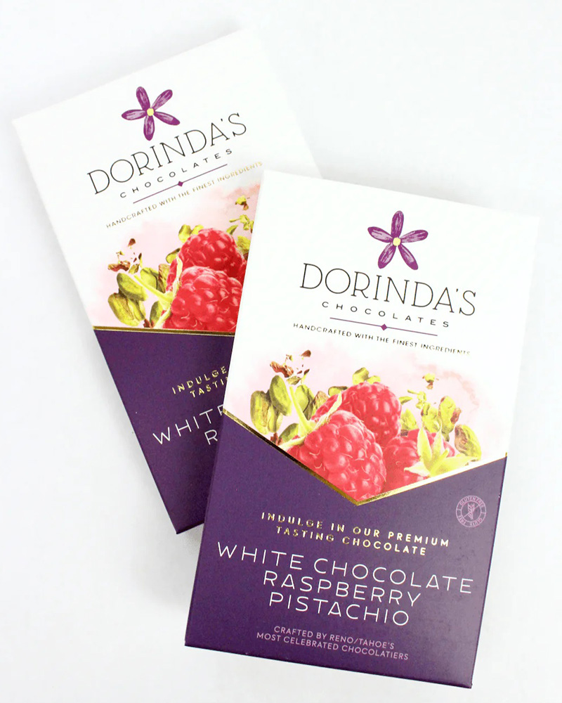 Dorinda's White Chocolate Raspberry Pistachio Tasting Bar