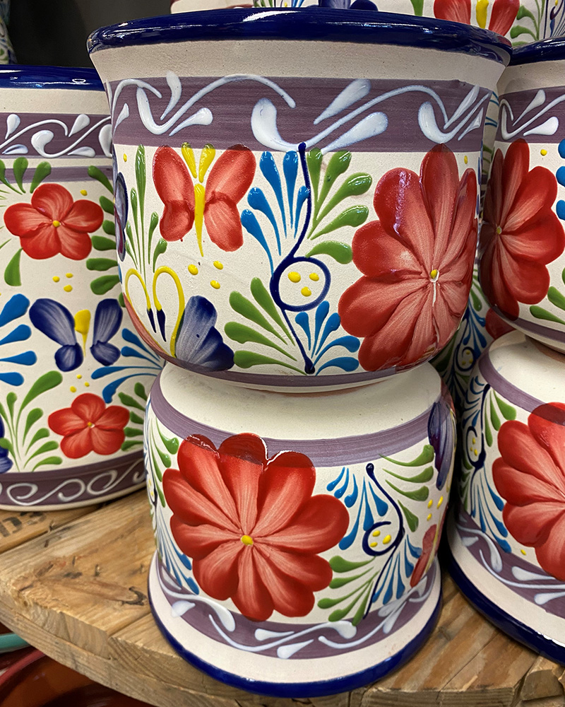 Talavera Bella Champ Blue 8"