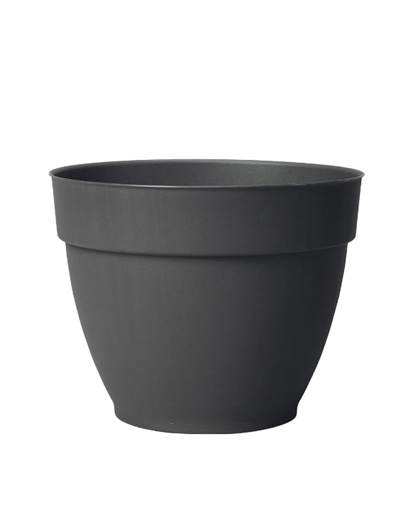 Self-Watering Pot Ninfea Charcoal 10.3"
