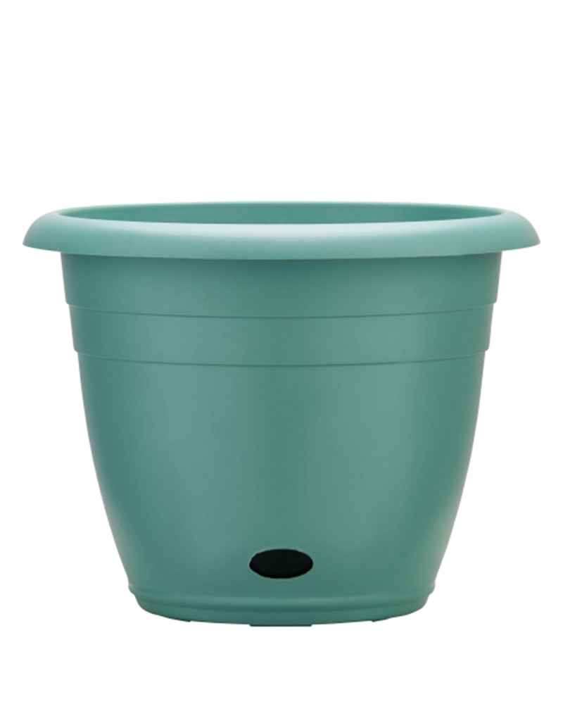 Self-Watering Pot Agate Green 13"
