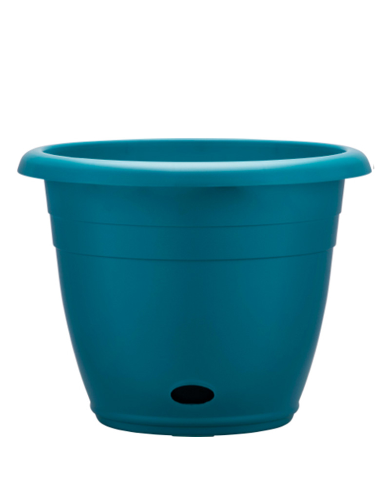Self-Watering Pot Teal 13"