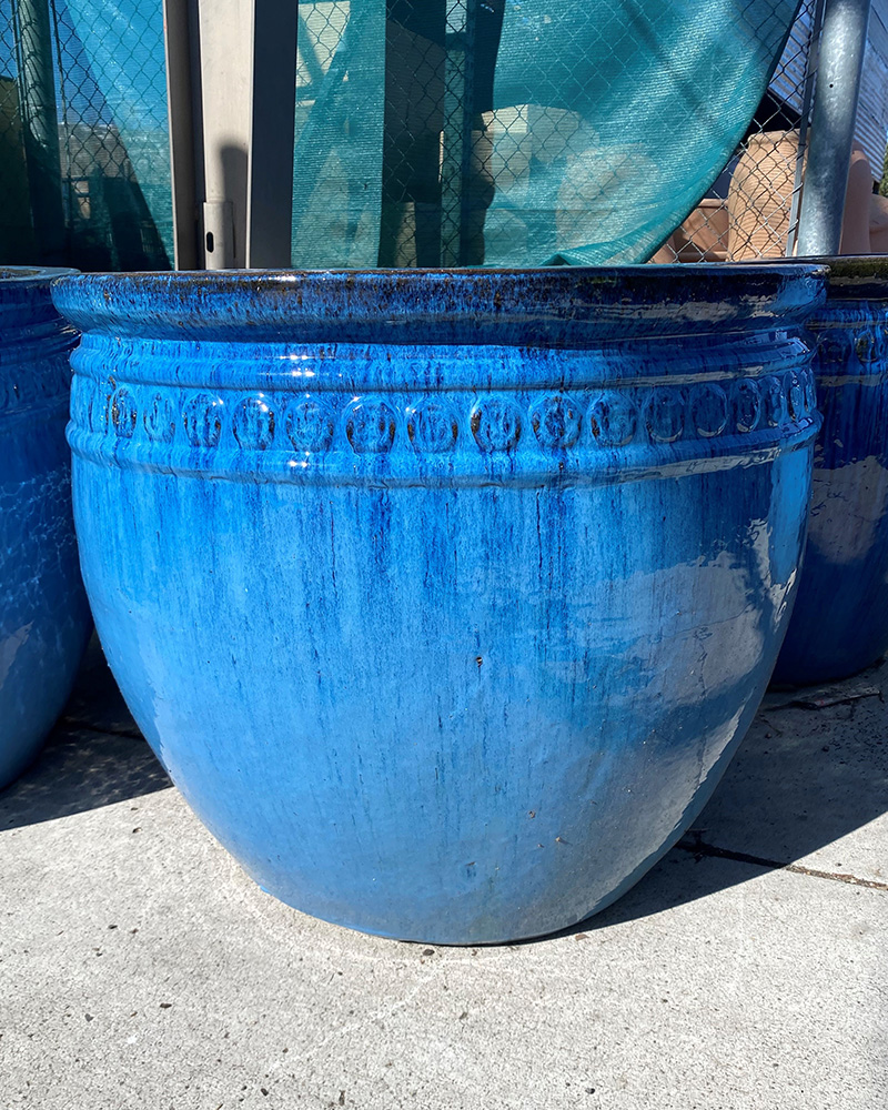Gromo Pot Marble Blue 30"