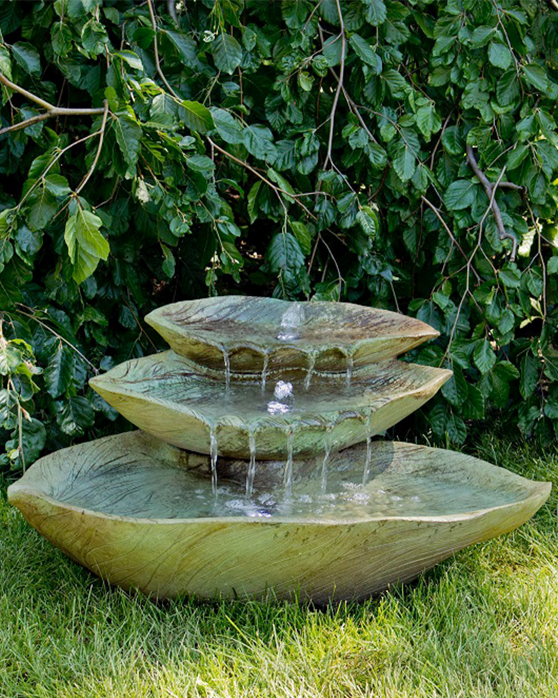 Cascading Leaf Fountain
