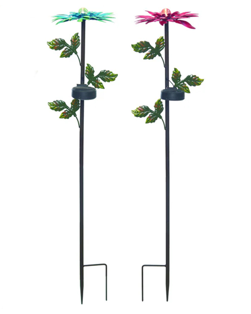 Solar Vibrant Flower Stake