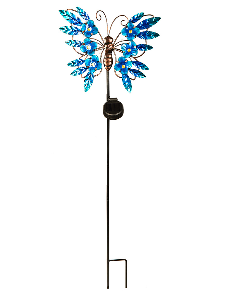 Solar Stake Butterfly 35"