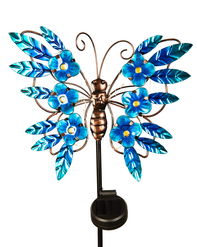 Solar Stake Butterfly 35\"