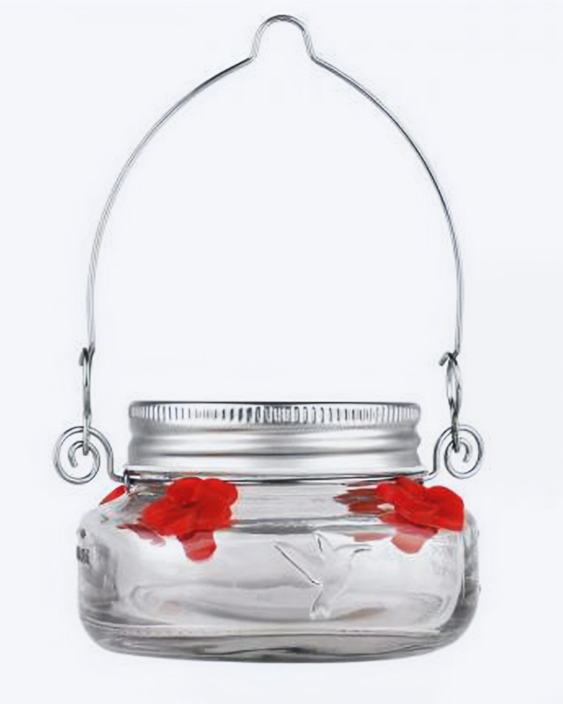 Mason Jar Hummingbird Feeder