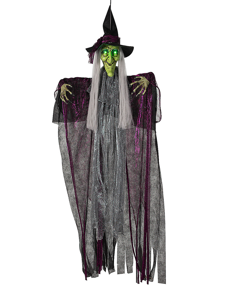 Animated Witch with Green Eyes 4'