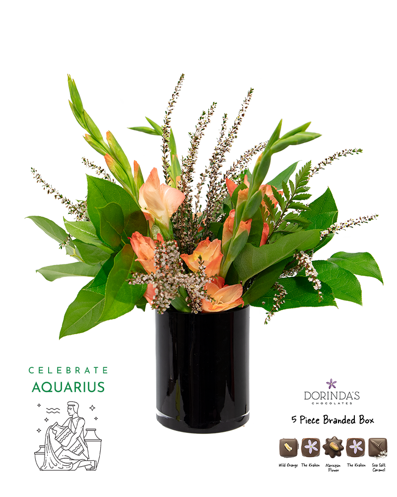 Zodiac Birthday Bundle Floral Arrangement